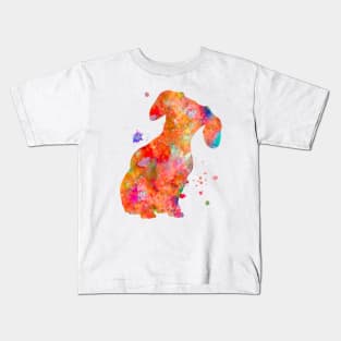 Dachshund Watercolor Painting 2 Kids T-Shirt